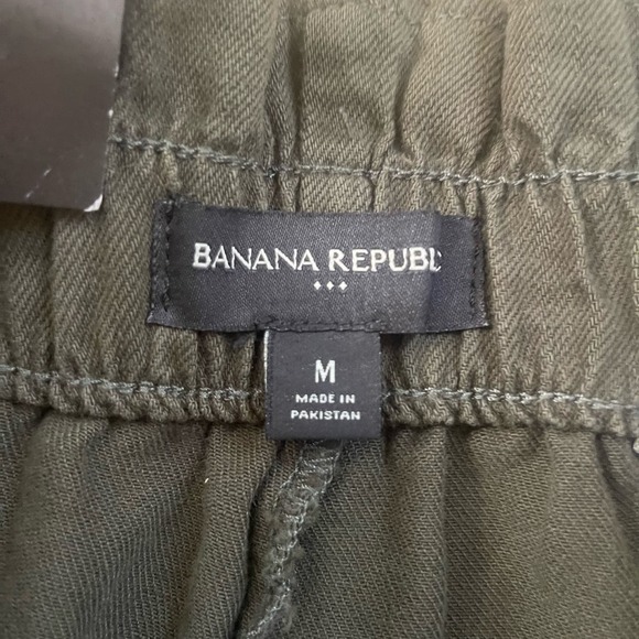 Banana Republic UTILITY TIE-WAIST SHORT 4 INCH Green Women’s Medium - Picture 2 of 5